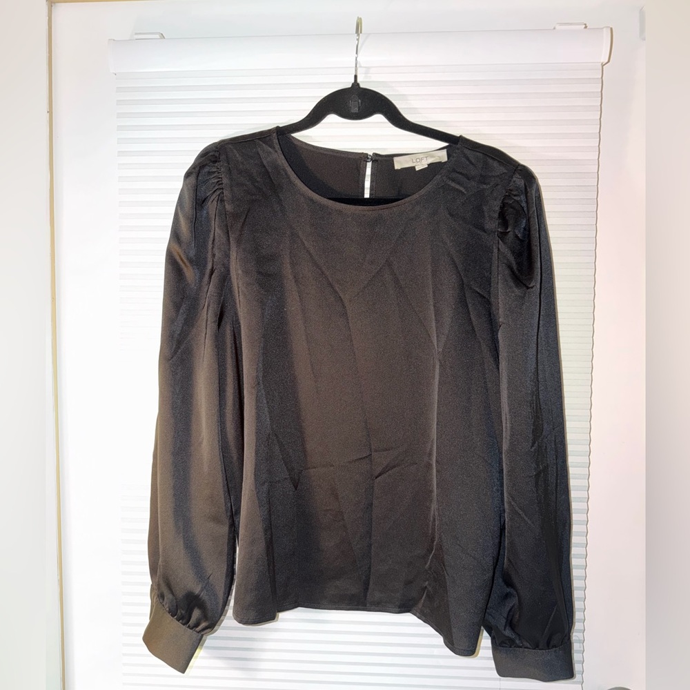 Loft black blouse